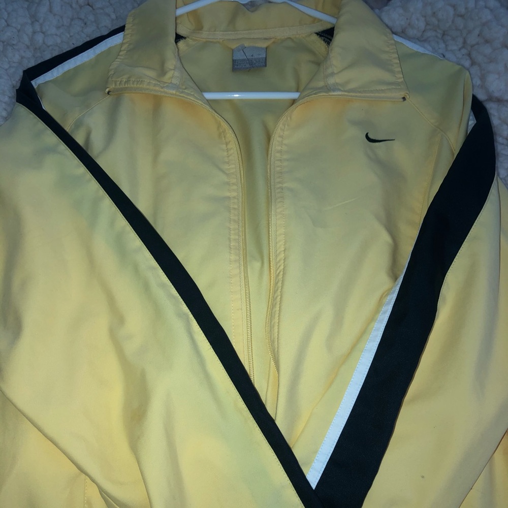 Yellow Nike winder breaker jacket